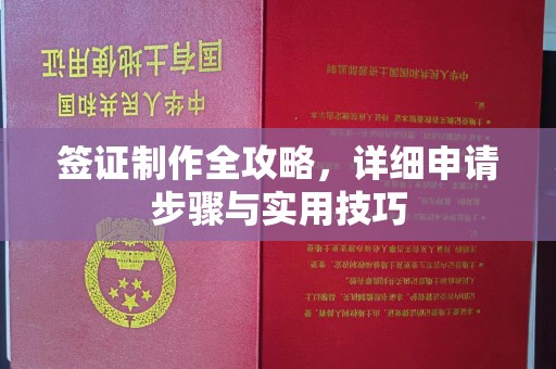 昌黎签证制作全攻略，详细申请步骤与实用技巧